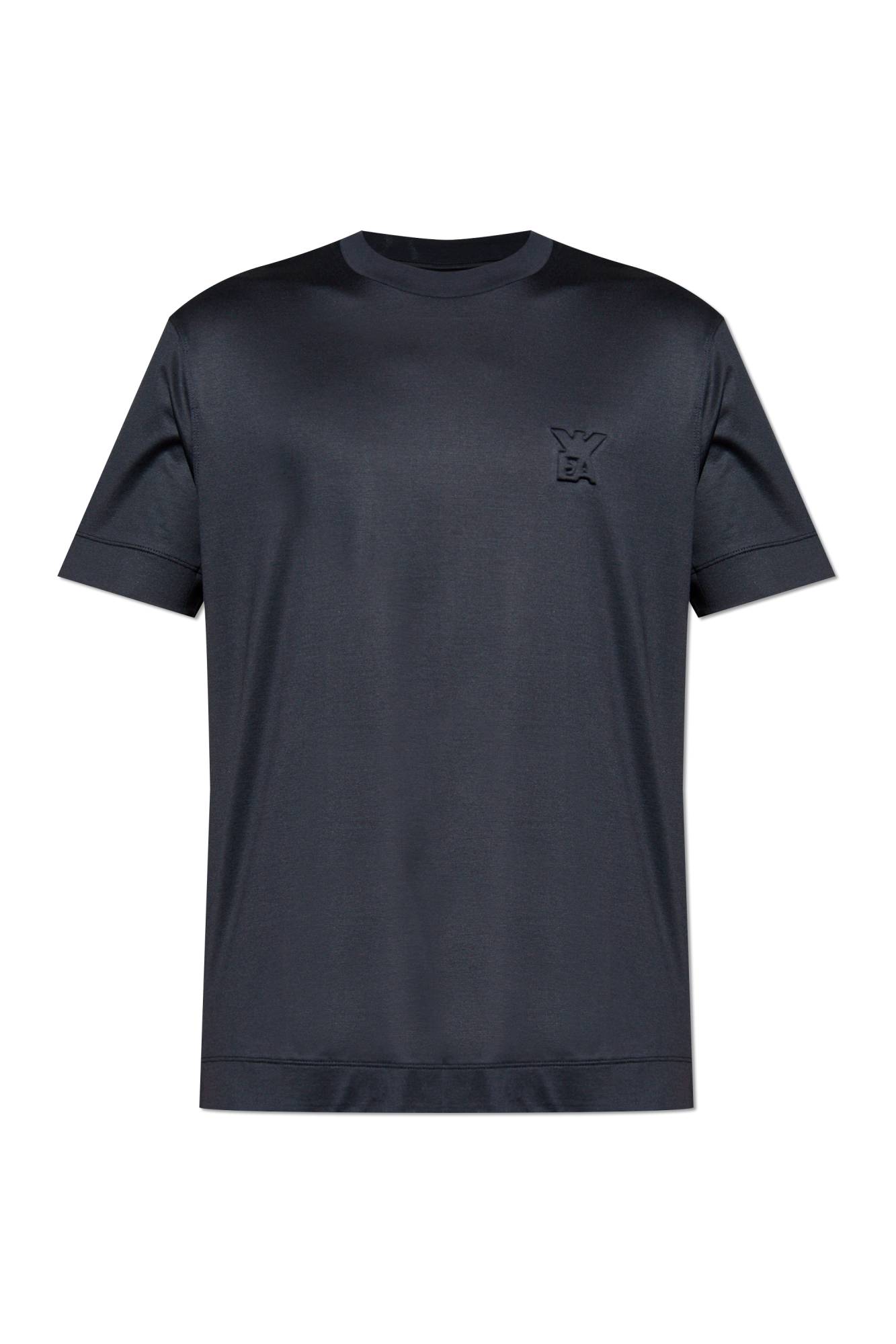 Emporio Armani T-shirt with embossed logo | Men's Clothing